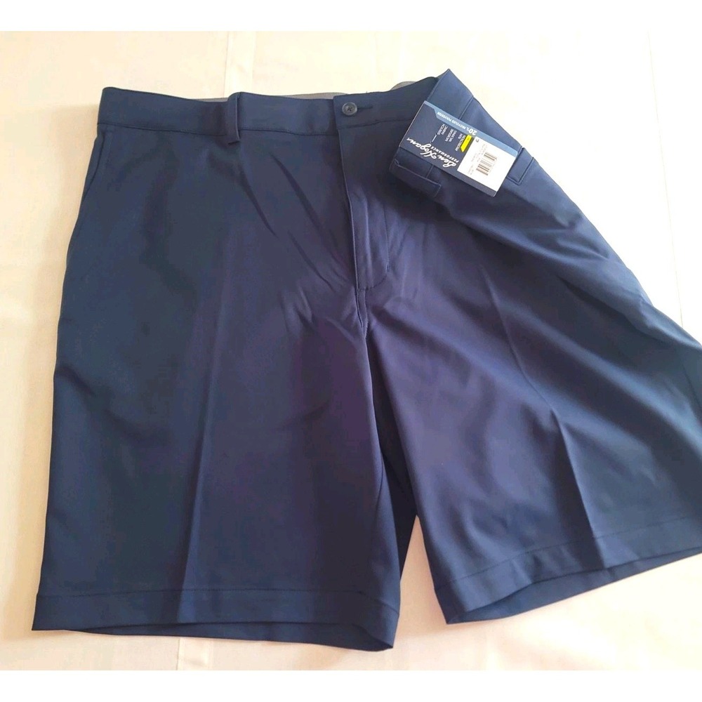 NWT Ben Hogan Performance Golf Shorts Mens 38 Navy Stretch Moisture Wicking